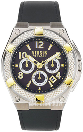 Versus by Versace Esteve Czarny/Skóra Ø46 mm VSPEW0219
