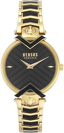 Versus by Versace Mabillon Czarny/Stal w odcieniu złota Ø38 mm VSPLH1319