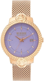 Versus by Versace Mouffetard Purpurowy/Stal w kolorze różowego złota Ø39 mm VSPLK1019