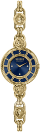 Versus by Versace Les Docks Niebieski/Stal w odcieniu złota Ø36 mm VSPLL1720