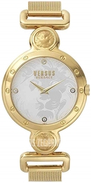Versus by Versace Sunnyridge Czarny/Stal w odcieniu złota Ø35 mm VSPOL2117