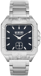 Versus by Versace Czarny/Stal Ø38 mm VSPVU0420
