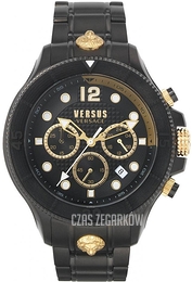 Versus by Versace Volta Czarny/Stal Ø49 mm VSPVV0720