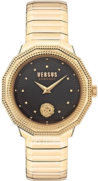 Versus by Versace Paradise Cove Czarny/Stal w odcieniu złota Ø37 mm VSPZL0521