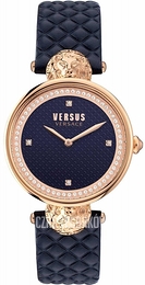 Versus by Versace South Bay Czarny/Skóra Ø34 mm VSPZU0321
