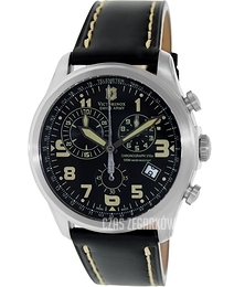 Victorinox Infantry Czarny/Skóra Ø44 mm 241314