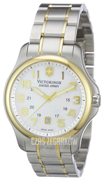 Victorinox Officers Biały/Stal w odcieniu złota Ø32 mm 241364