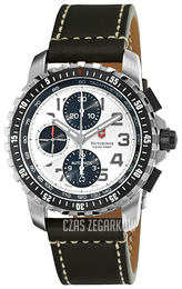 Victorinox Alpnach Chronograph Srebrny/Skóra Ø42 mm 241450