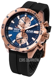 Vostok Europe Almaz Niebieski/Guma Ø47 mm 6S11-320B660Sil