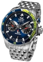 Vostok Europe Rocket N-1 Niebieski/Stal Ø46 mm 6S21-225A708Br