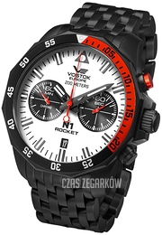Vostok Europe Rocket N-1 Biały/Stal Ø46 mm 6S21-225C620Br