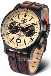 Vostok Europe Expedition North Pole Beżowy/Skóra Ø47.3 mm 6S21-595C644Le