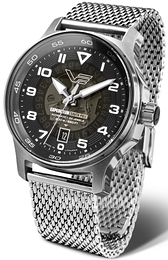 Vostok Europe Expedition South Pole Czarny/Stal Ø43 mm NH35-592A758Br