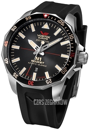 Vostok Europe Rocket N-1 Czarny/Guma Ø46 mm NH35-225A709Sil