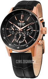 Vostok Europe Limousine Czarny/Skóra Ø43 mm VK63-560B689Le