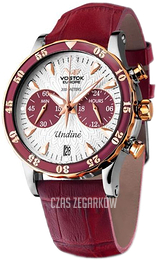 Vostok Europe Undine Biały/Skóra Ø39 mm VK64-515E567Le