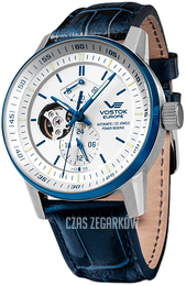 Vostok Europe Limousine Biały/Skóra Ø45 mm YN84-565E552Le