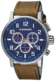Wenger Niebieski/Skóra Ø43 mm 01.0343.101