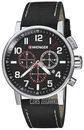 Wenger Czarny/Skóra Ø43 mm 01.0343.102