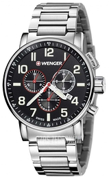 Wenger Czarny/Stal Ø43 mm 01.0343.105