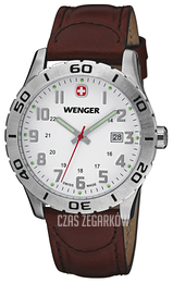 Wenger Grenadier Biały/Skóra Ø43 mm 01.0741.101