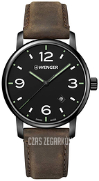 Wenger Czarny/Skóra Ø42 mm 01.1741.121
