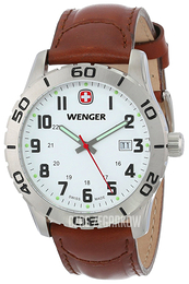 Wenger Grenadier Biały/Skóra Ø43 mm 0741.101