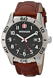 Wenger Grenadier Czarny/Skóra Ø41 mm 0741.103