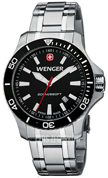 Wenger Seaforce Czarny/Stal Ø43 mm 641.105