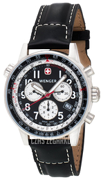 Wenger Commando Czarny/Skóra Ø42 mm 70873