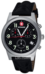 Wenger Field Classic Czarny/Skóra Ø42 mm 72955W.XL