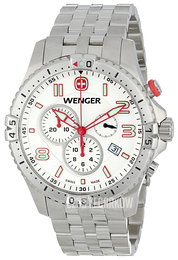 Wenger Squadron Biały/Stal Ø43 mm 77059