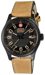 Wenger Terragraph Czarny/Skóra Ø40 mm 79214