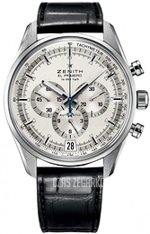 Zenith El Primero Srebrny/Skóra Ø42 mm 03.2040.400-04.C496
