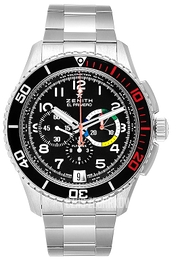 Zenith El Primero Czarny/Stal Ø45 mm 03.2061.405-21.M2060