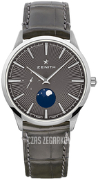 Zenith Elite Moonphase Szary/Guma Ø40.5 mm 03.3100.692-03.C923