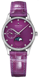 Zenith Elite Ultra Thin Purpurowy/Skóra Ø33 mm 16.2310.692-92.C750