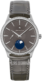 Zenith Elite Moonphase Szary/Guma Ø36 mm 16.3200.692-03.C833