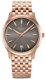 Zenith Captain Central Second Szary/18 karatowe różowe złoto Ø40 mm 18.2020.670-22.M2020