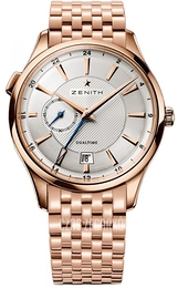 Zenith Captain Srebrny/18 karatowe różowe złoto Ø40 mm 18.2130.682-02.M2130
