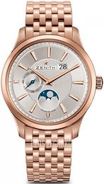 Zenith Captain Srebrny/18 karatowe różowe złoto Ø40 mm 18.2140.691-02.M2140
