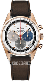 Zenith Chronomaster Original Biały/Skóra Ø38 mm 18.3200.3600-69.C901