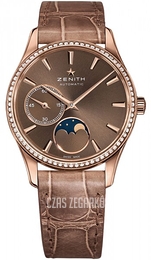 Zenith Heritage Ultra Thin Lady Moonphase Brązowy/Skóra Ø33 mm 22.2310.692-75.C709