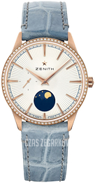 Zenith Elite Moonphase Srebrny/Guma Ø36 mm 22.3200.692-01.C832