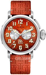 Zenith Pilot Brązowy/Guma Ø45 mm 65.2430.4069-79.C811