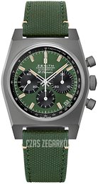 Zenith Chronomaster Revival Zielony/Guma Ø37 mm 97.T384.400-57.C856