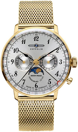 Zeppelin Hindenburg Srebrny/Stal w odcieniu złota Ø40 mm 7038M1