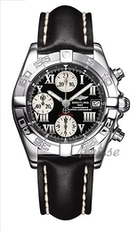 Breitling Galactic Chrono Galactic Czarny/Skóra Ø39 mm A133558L-711 / 196