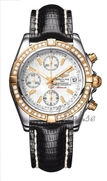 Breitling Galactic Chrono Galactic Biały/Skóra Ø39 mm C133558L-2516D / 195