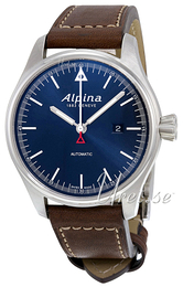 Alpina Startimer Niebieski/Skóra Ø45.5 mm AL-525N4S6